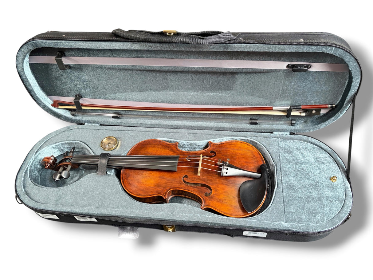 Stentor Violin Arcadia Antiqued 4/4 Full Outfit with Brazilwood Bow