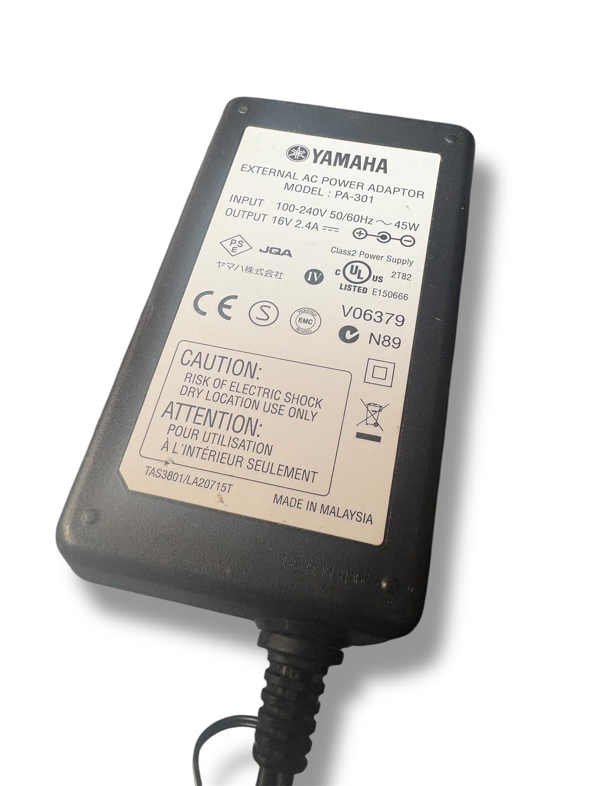 Yamaha PA 301 adapter