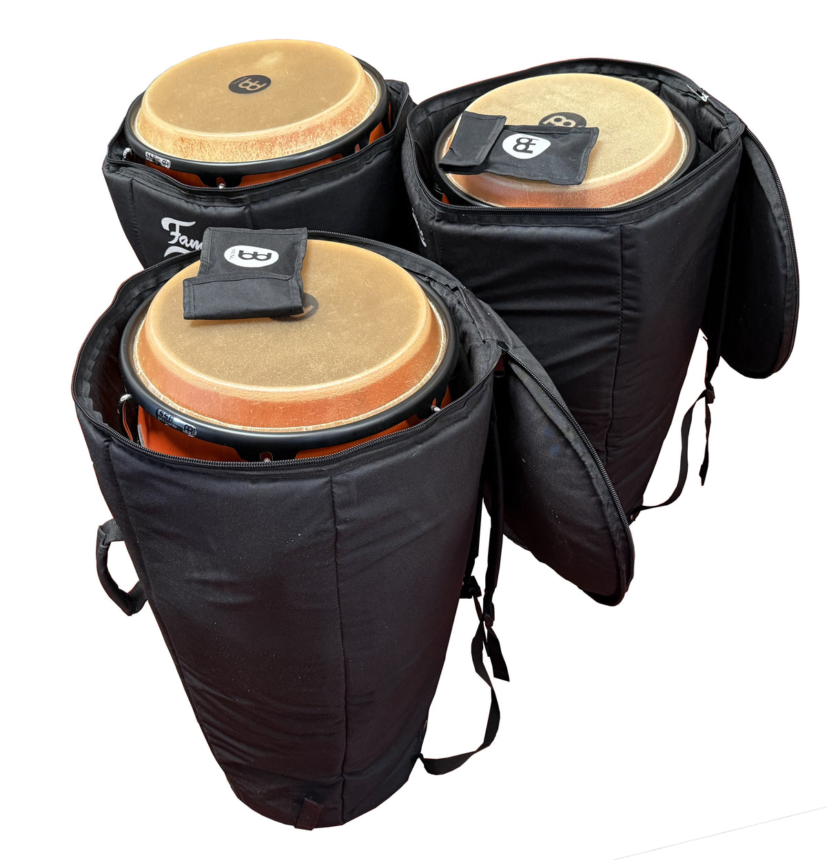 Meinl Marathon Series 3 Piece Conga Set With Carry Bags