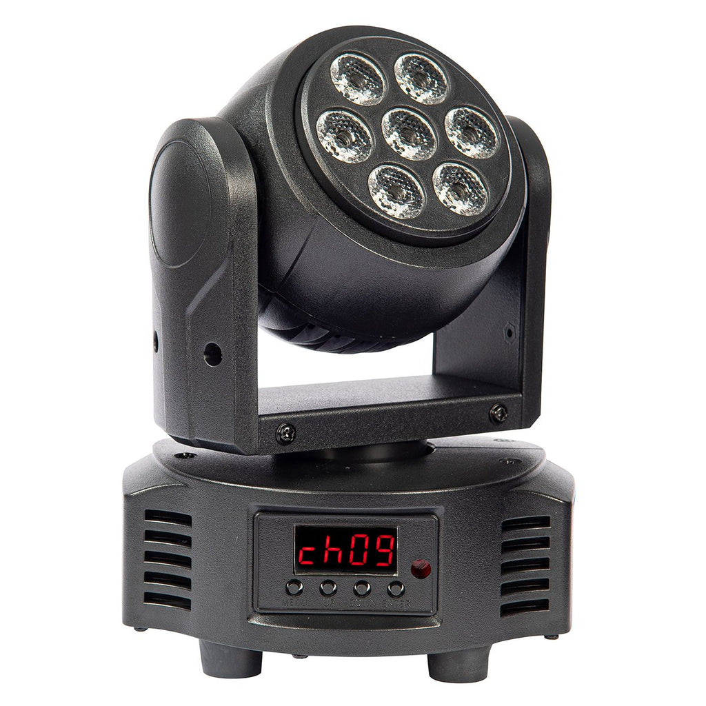 KAM KML414 Mini 7pc Moving Head Light