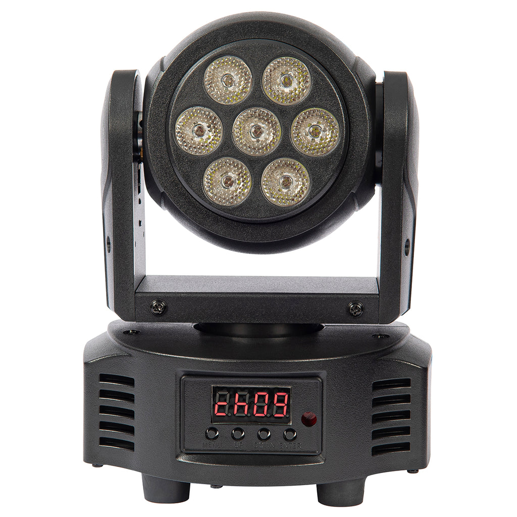 KAM KML414 Mini 7pc Moving Head Light