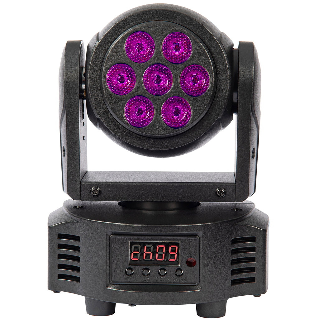 KAM KML414 Mini 7pc Moving Head Light