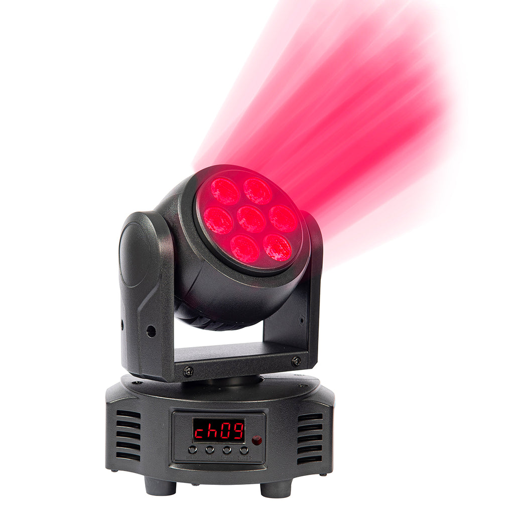 KAM KML414 Mini 7pc Moving Head Light