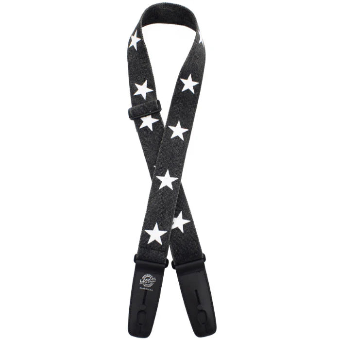 Lock-It 2in Rock Cotton Guitar Strap