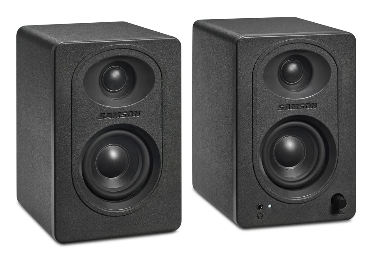 Samson MediaOne MX3BT 3in Studio Monitors With Bluetooth