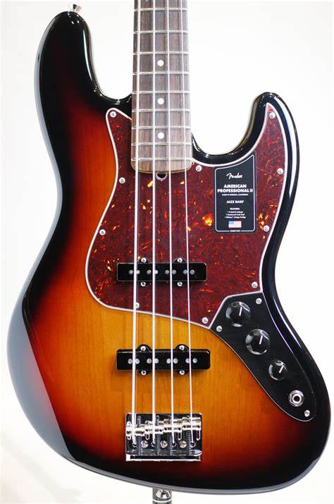 Fender American Pro II Jazz Bass MN 3 Colour Sunburst