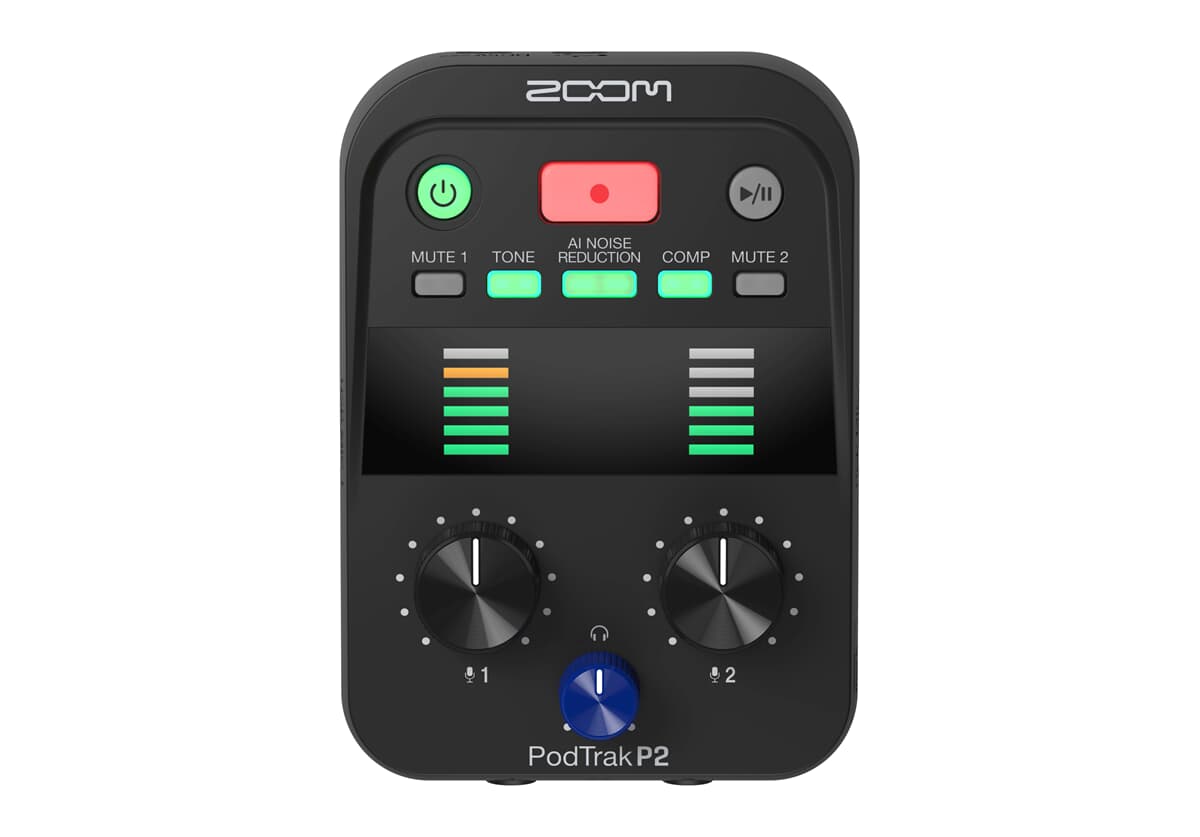 Zoom P2 PodTrak Podcast Recorder