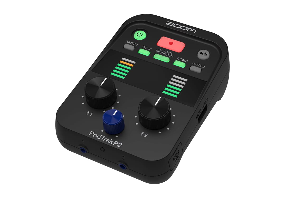 Zoom P2 PodTrak Podcast Recorder