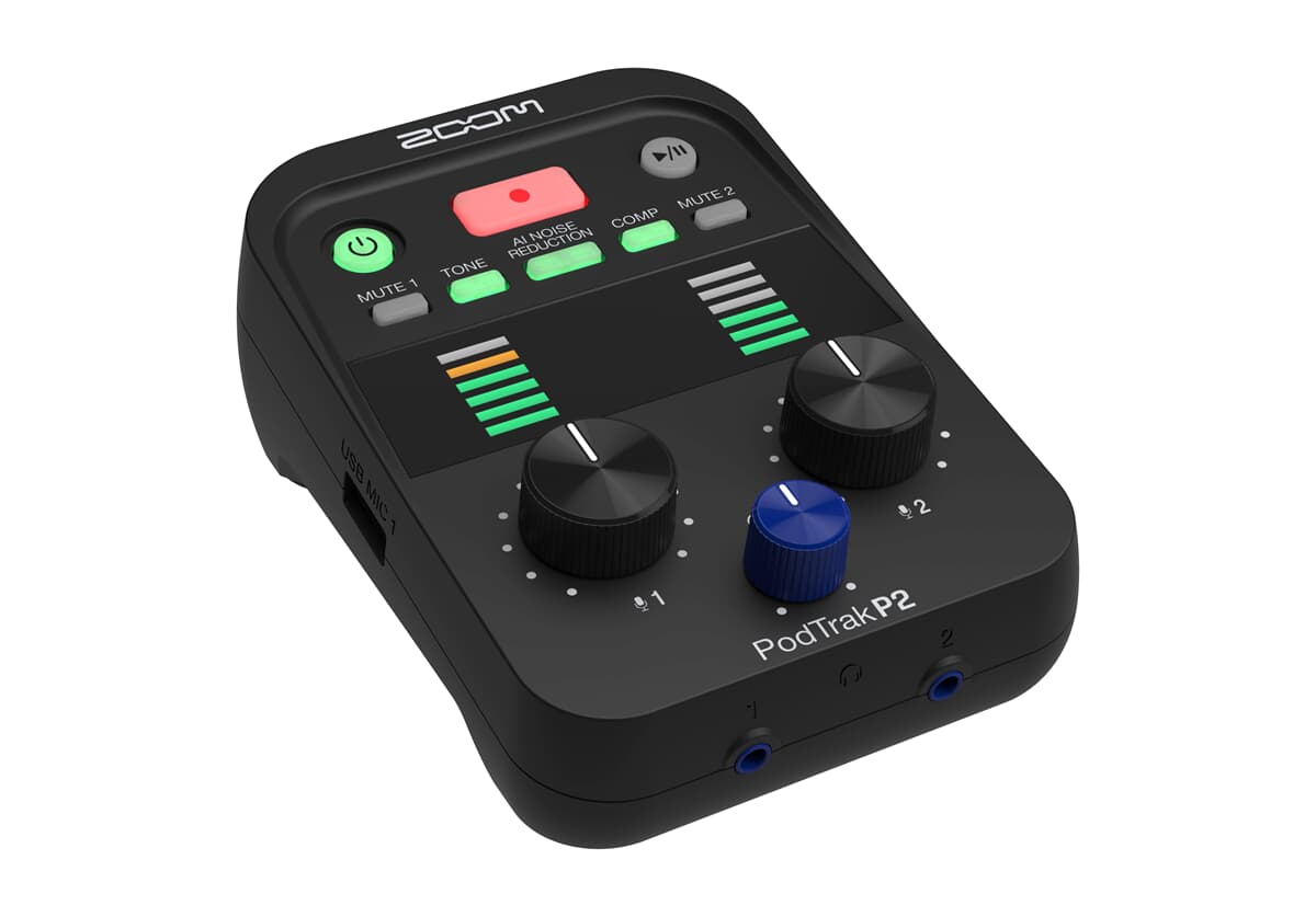 Zoom P2 PodTrak Podcast Recorder
