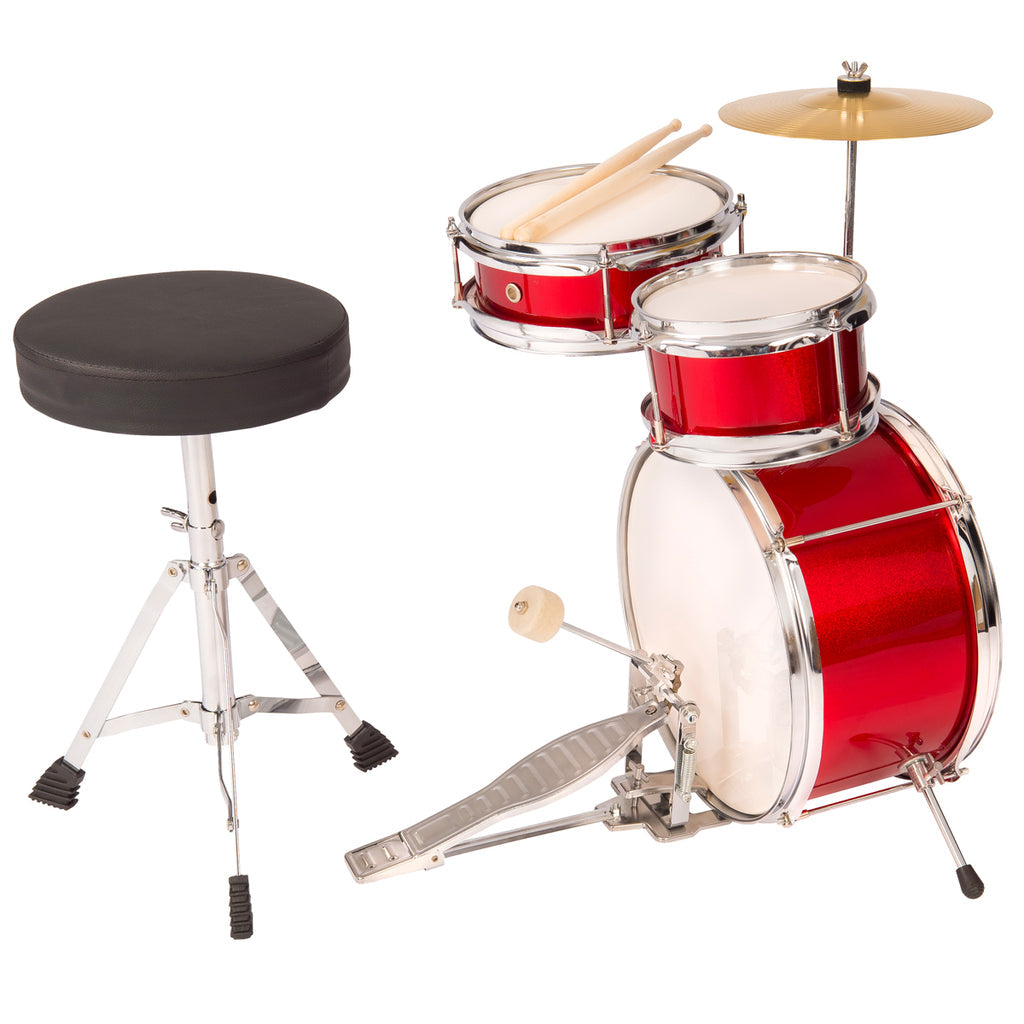 Performance Percussion 3 piece Junior Drum Kit - Red