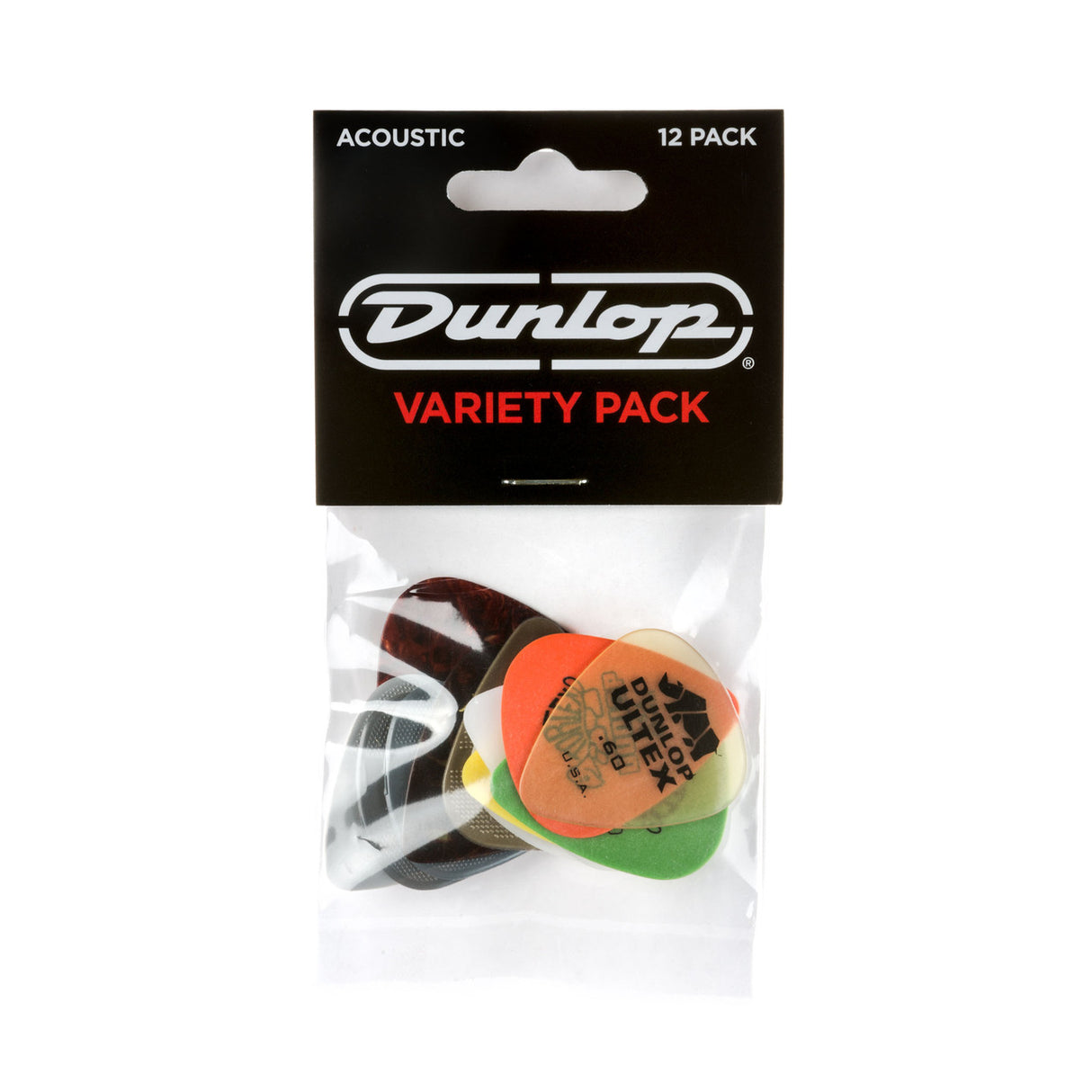 Dunlop Picks - Variety - Acoustic - Player Pack 12
