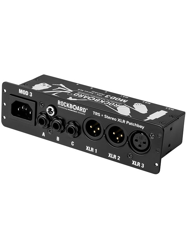 RockBoard MOD 3 - All-in-one Patchbay - XLR And TRS for Vocalists