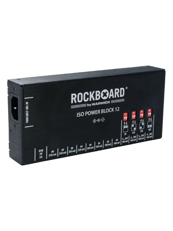 RockBoard Power Block ISO V12 IEC 9 to 18V 100/230 Volt