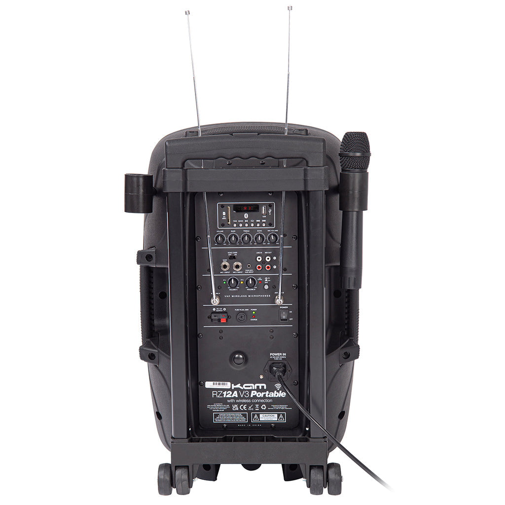 Kam RZ12AP Portable Bluetooth 12" PA Speaker system
