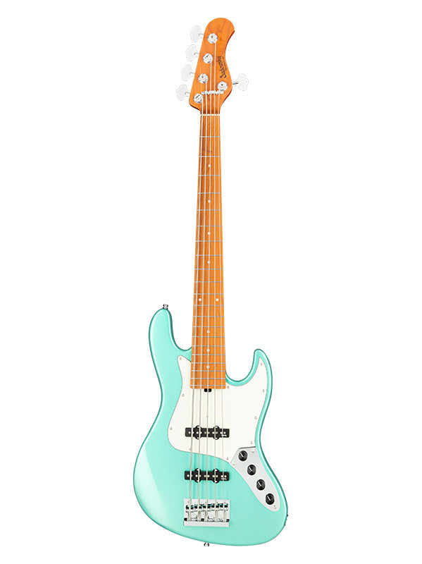 Sadowsky MetroExpress 21 Fret Standard JJ 5 string - Sage Green Metallic Maple