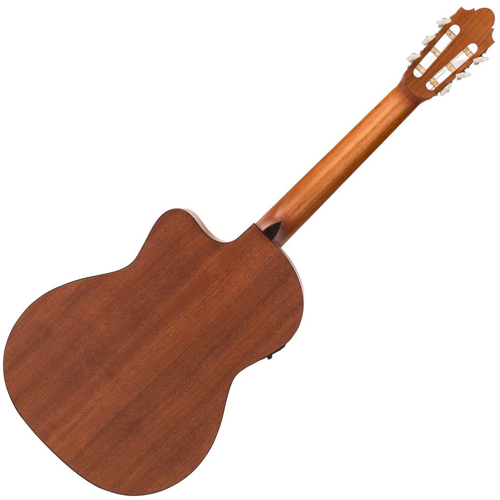 Santos Martinez SM250CE Estudio Cutaway Electro-Classic Guitar - Natural Satin