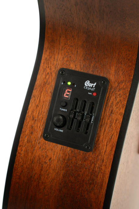 Cort L60MCE Luce Series Cutaway Electro-Acoustic Open Pore Mahogany