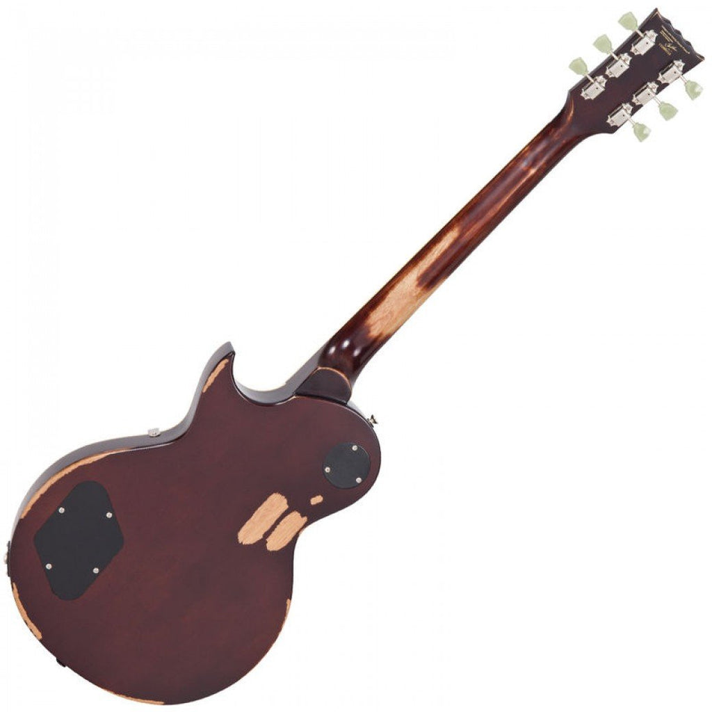 Vintage V100 Icon - Distressed Tobacco Sunburst