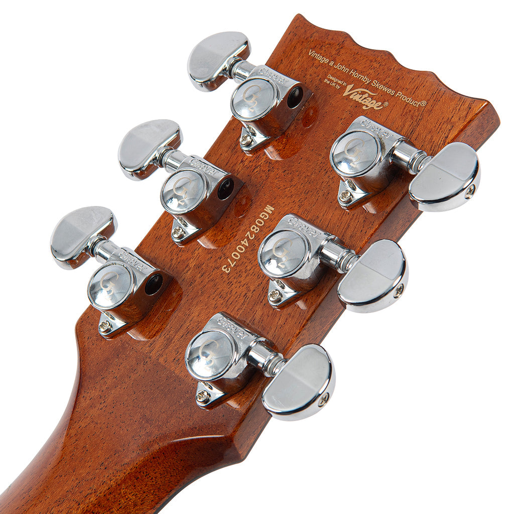 Vintage Performer Series Acoustic Orchestra OM Guitar - Natural Gloss