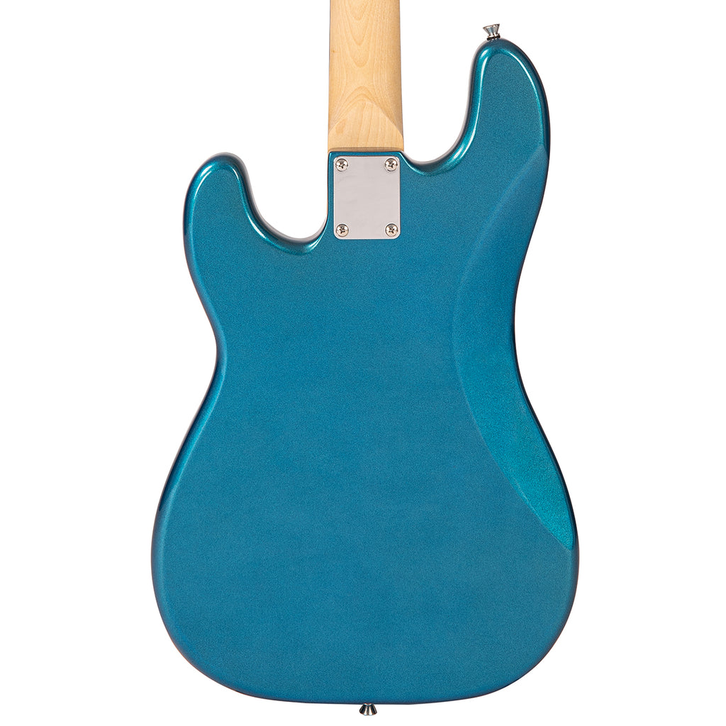 Vintage V40 Bass Candy Apple Blue Guitar Pack
