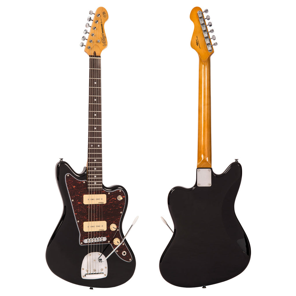 Vintage V65 ReIssued Vibrato Electric Guitar Boulevard Black