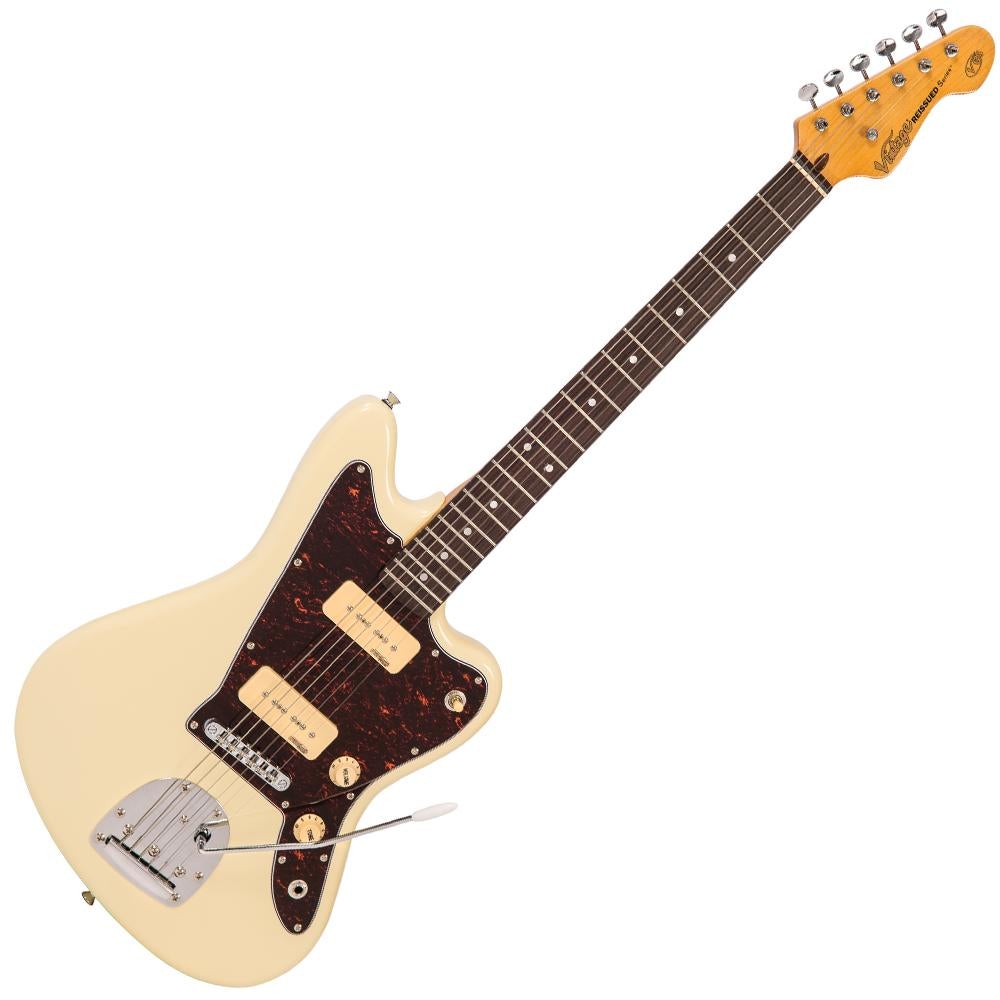 Vintage V65 ReIssued Vibrato Electric Guitar - Vintage White