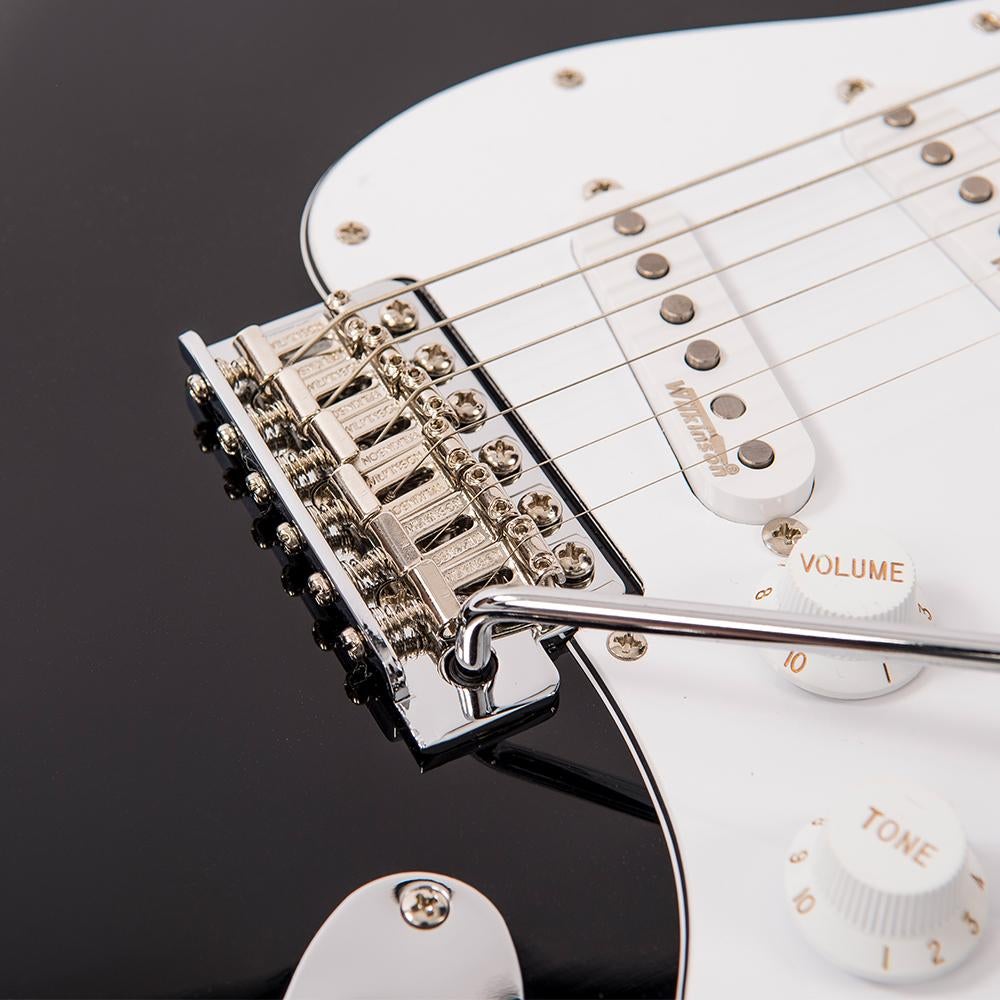 Vintage V6 ReIssued Electric Guitar - Boulevard Black