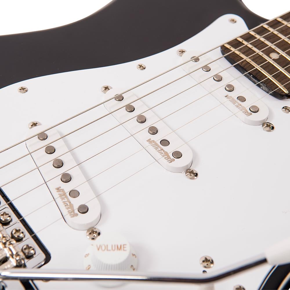 Vintage V6 ReIssued Electric Guitar - Boulevard Black