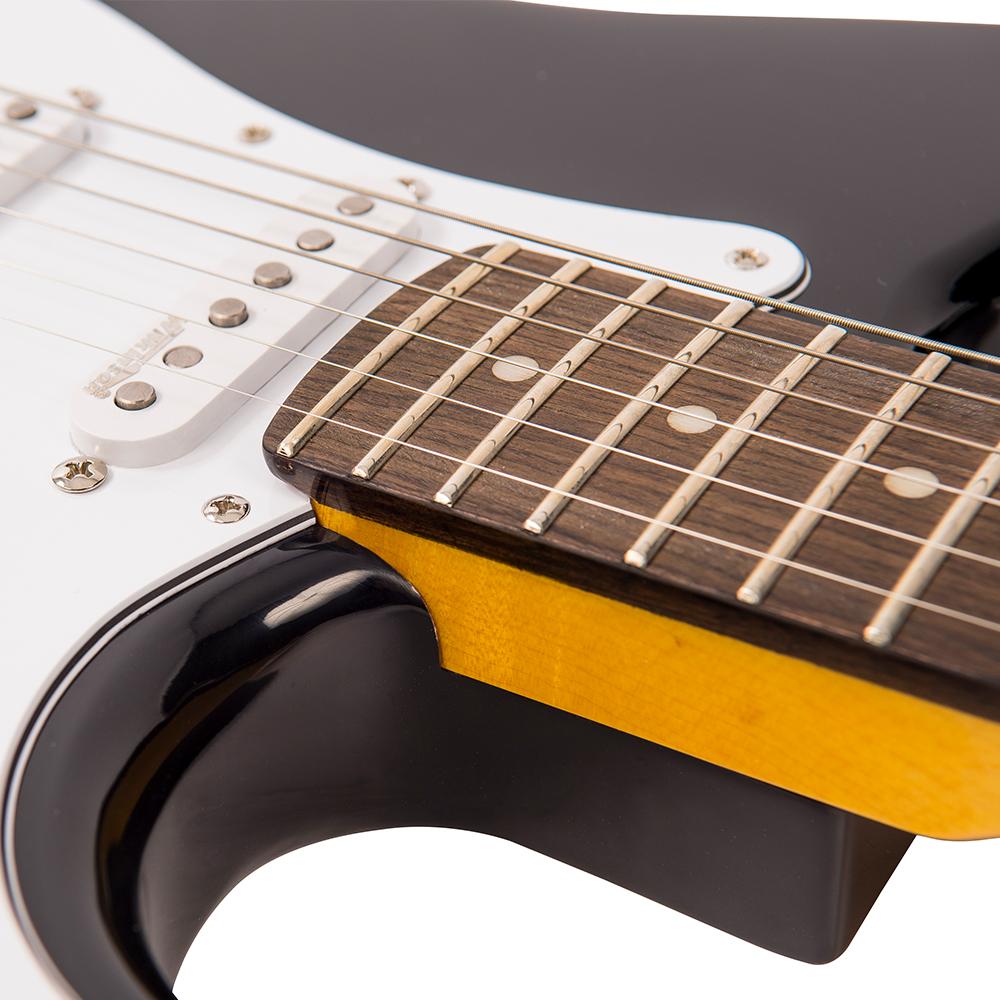 Vintage V6 ReIssued Electric Guitar - Boulevard Black