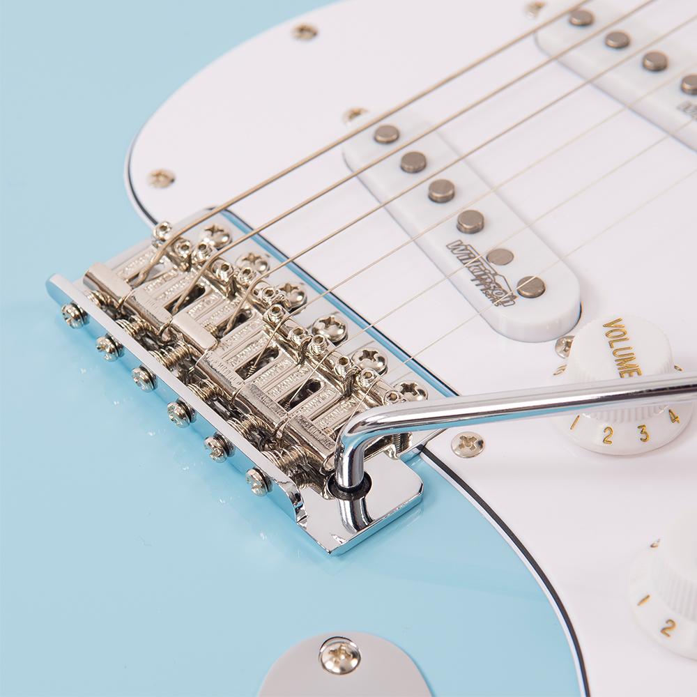 Vintage V6 ReIssued Electric Guitar  Laguna Blue