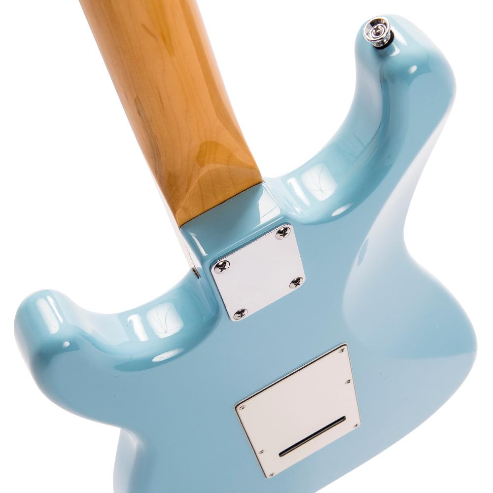 Vintage V6 ReIssued Electric Guitar  Laguna Blue