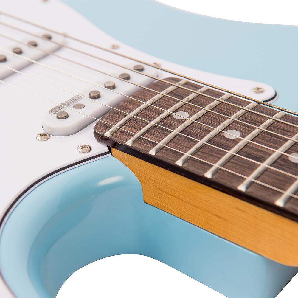 Vintage V6 ReIssued Electric Guitar  Laguna Blue