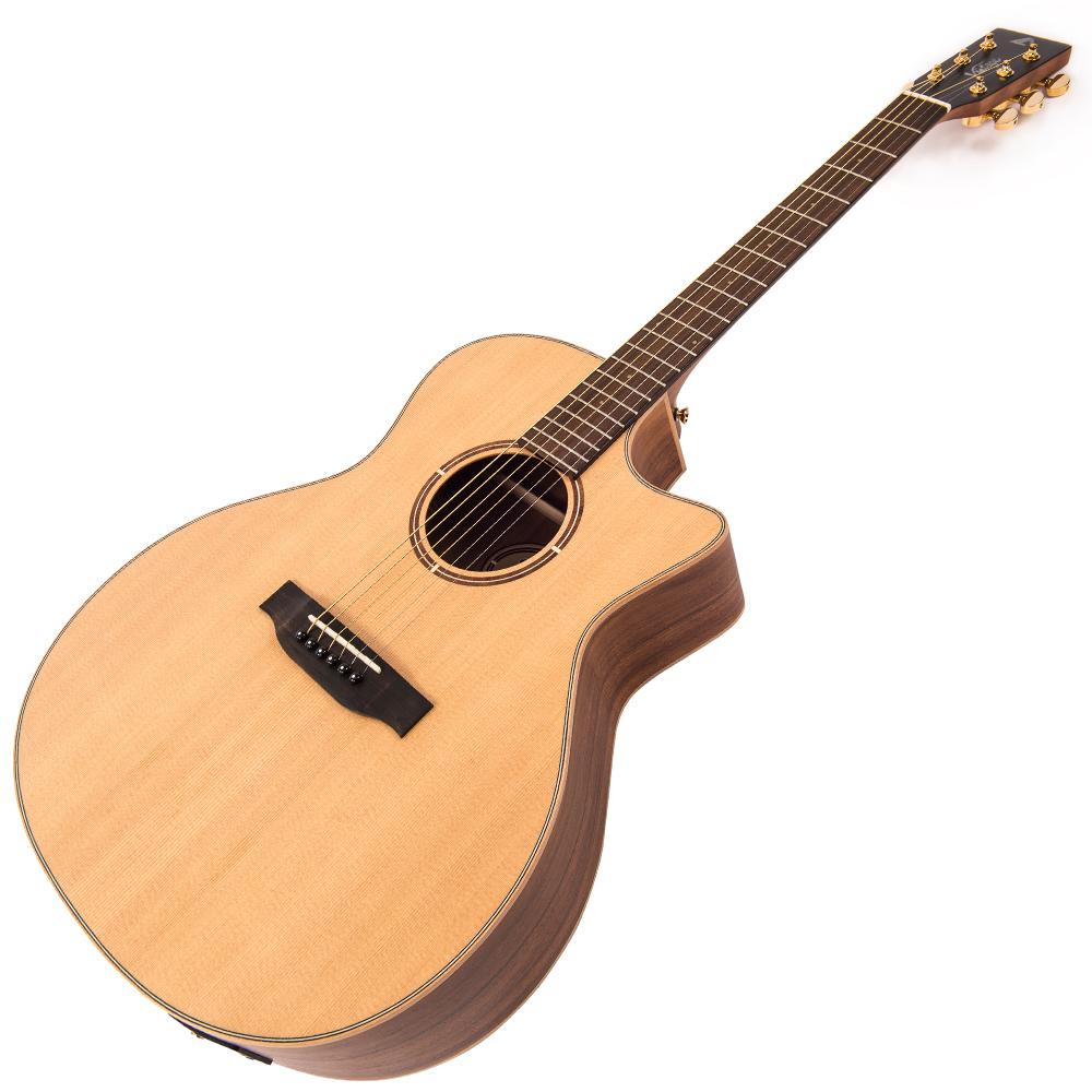 Vintage Virtuoso Electro-Acoustic Folk Guitar Rory Evans Natural