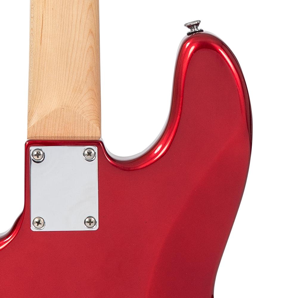 Vintage VJ74 Reissued Bass Guitar  Candy Apple Red