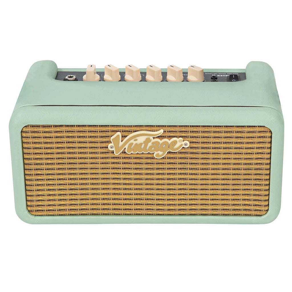 Vintage Retro 15W Guitar Amplifier with DSP - Mint Green