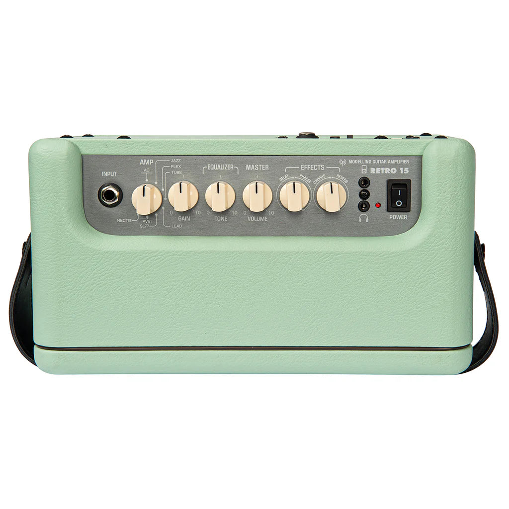 Vintage Retro 15W Guitar Amplifier with DSP - Mint Green