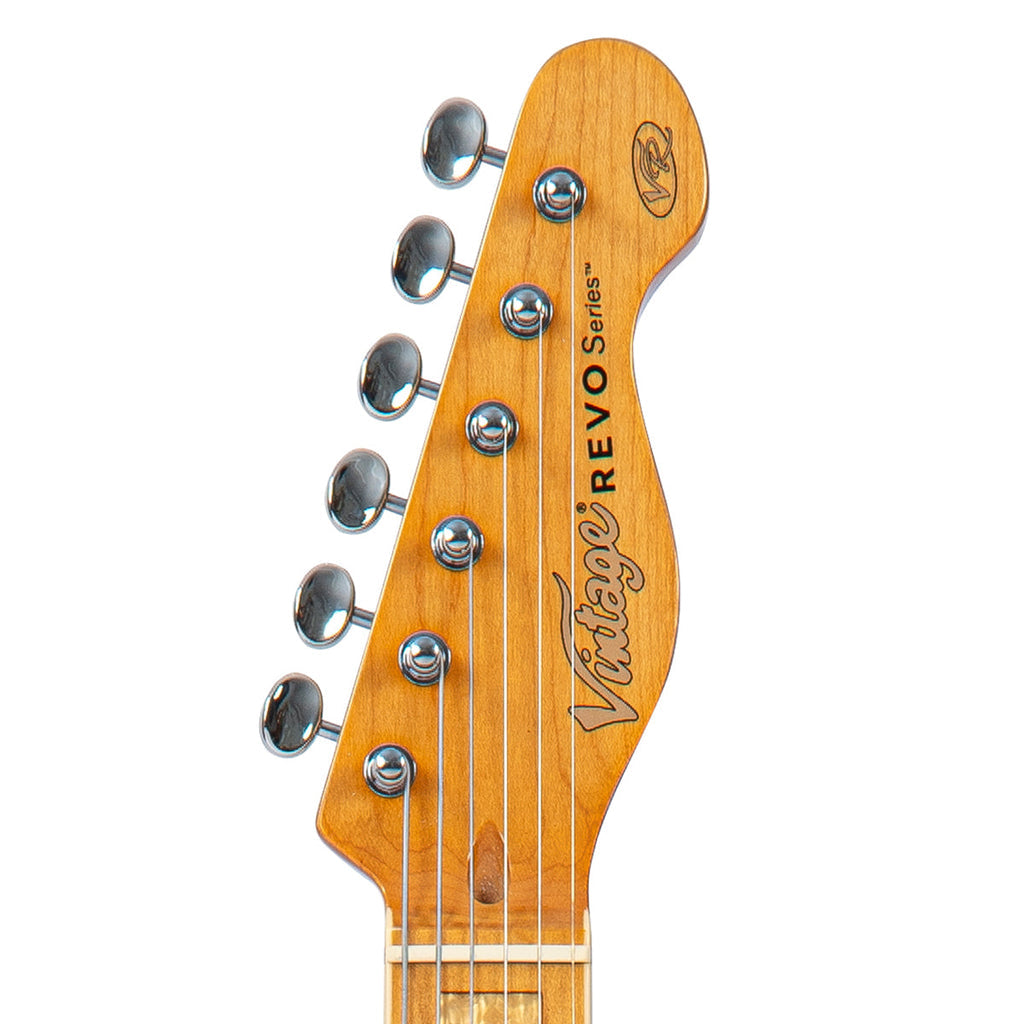 Vintage REVO Series Midline Electric Guitar - Metallic Green