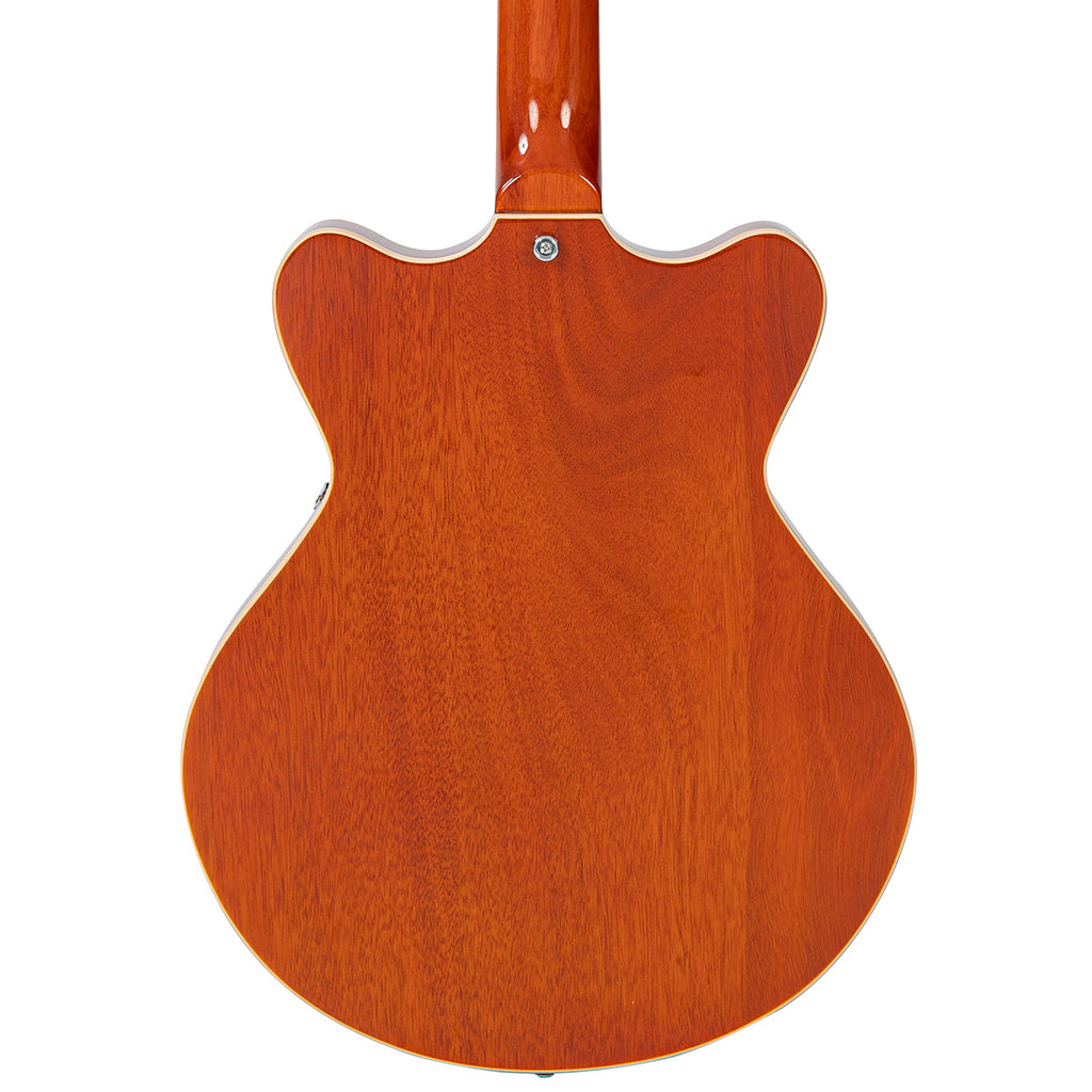 Vintage REVO Series Superthin Guitar Amberburst