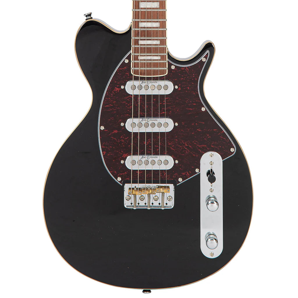 Vintage REVO Series Vision Electric Guitar - Boulevard Black