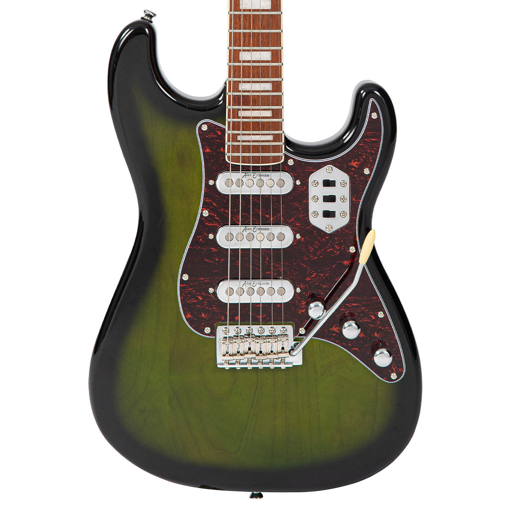 Vintage REVO Series Deluxe Guitar - Greenburst