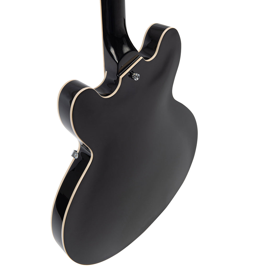 Vintage VSA500P Semi Acoustic Guitar Boulevard Black