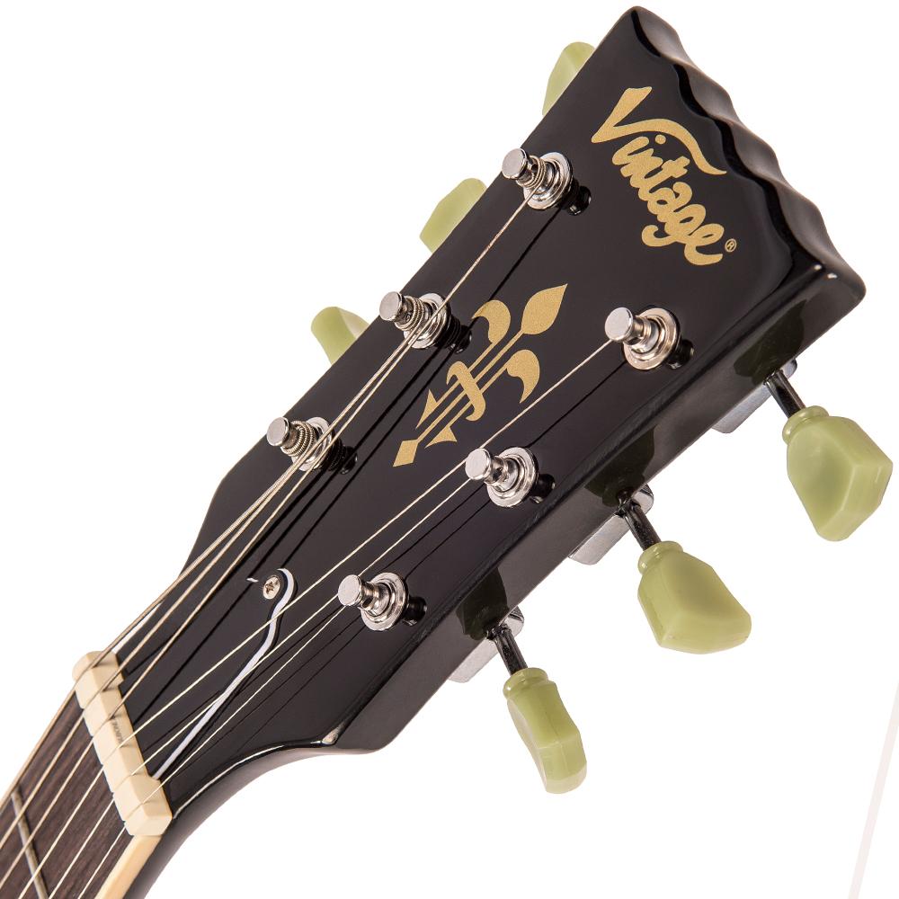 Vintage VSA500 Reissued Semi Acoustic Guitar Sunburst