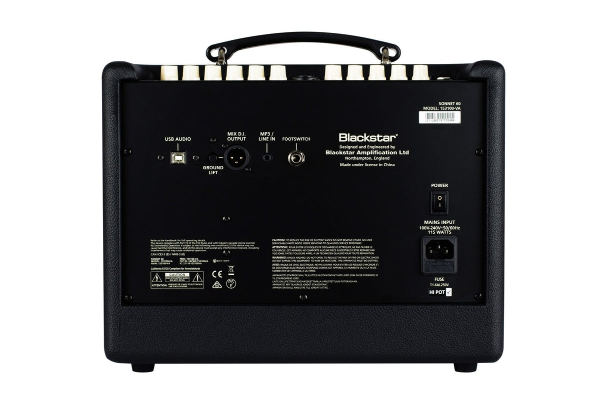 Blackstar Sonnet 60 Black