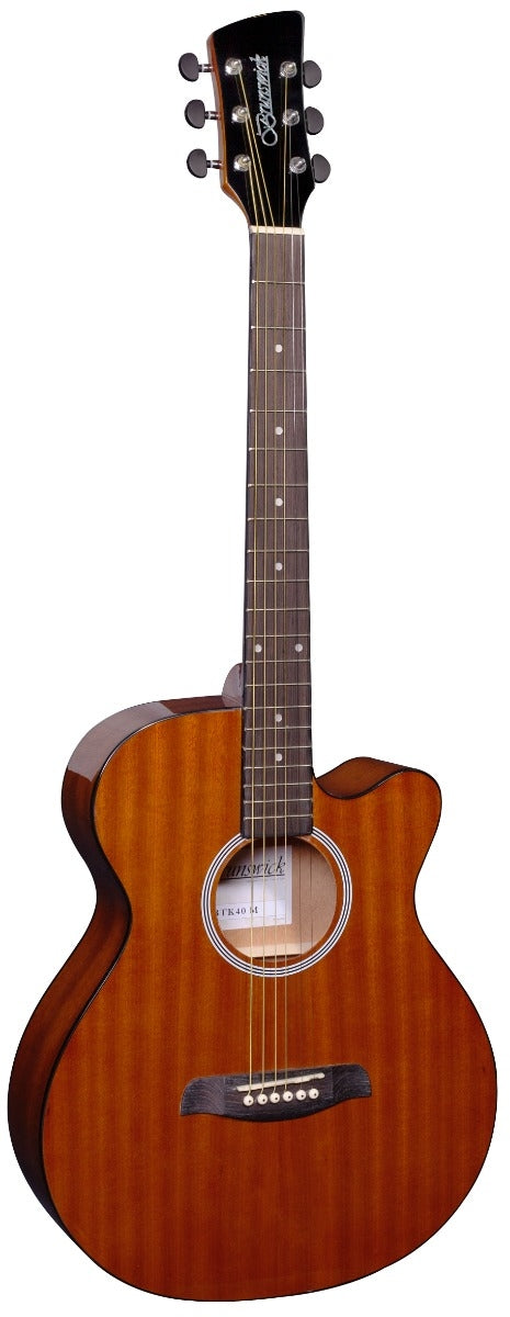 Brunswick Folk Guitar Mahogany Slimline