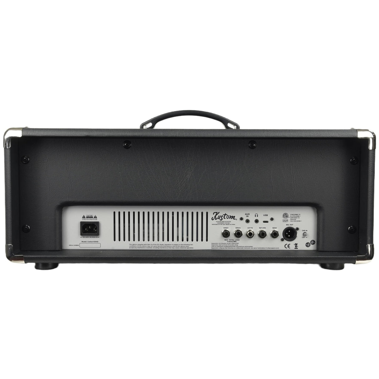 Kustom Carbon 100HD 100W Modelling Amplifier Head