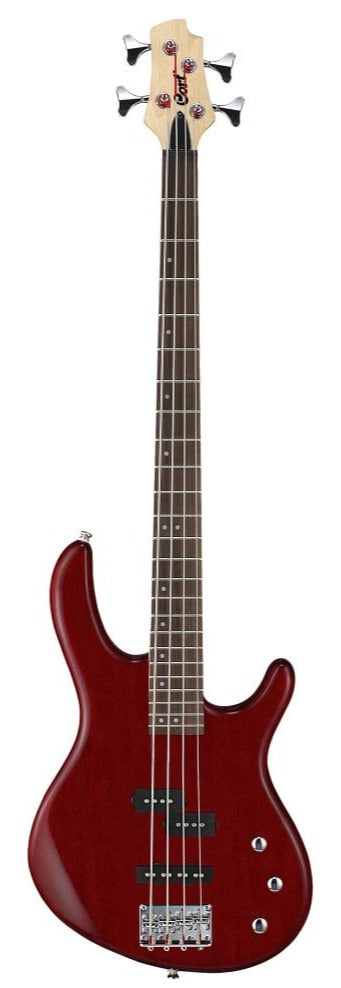 Cort Action Bass PJ Open Pore Black Cherry
