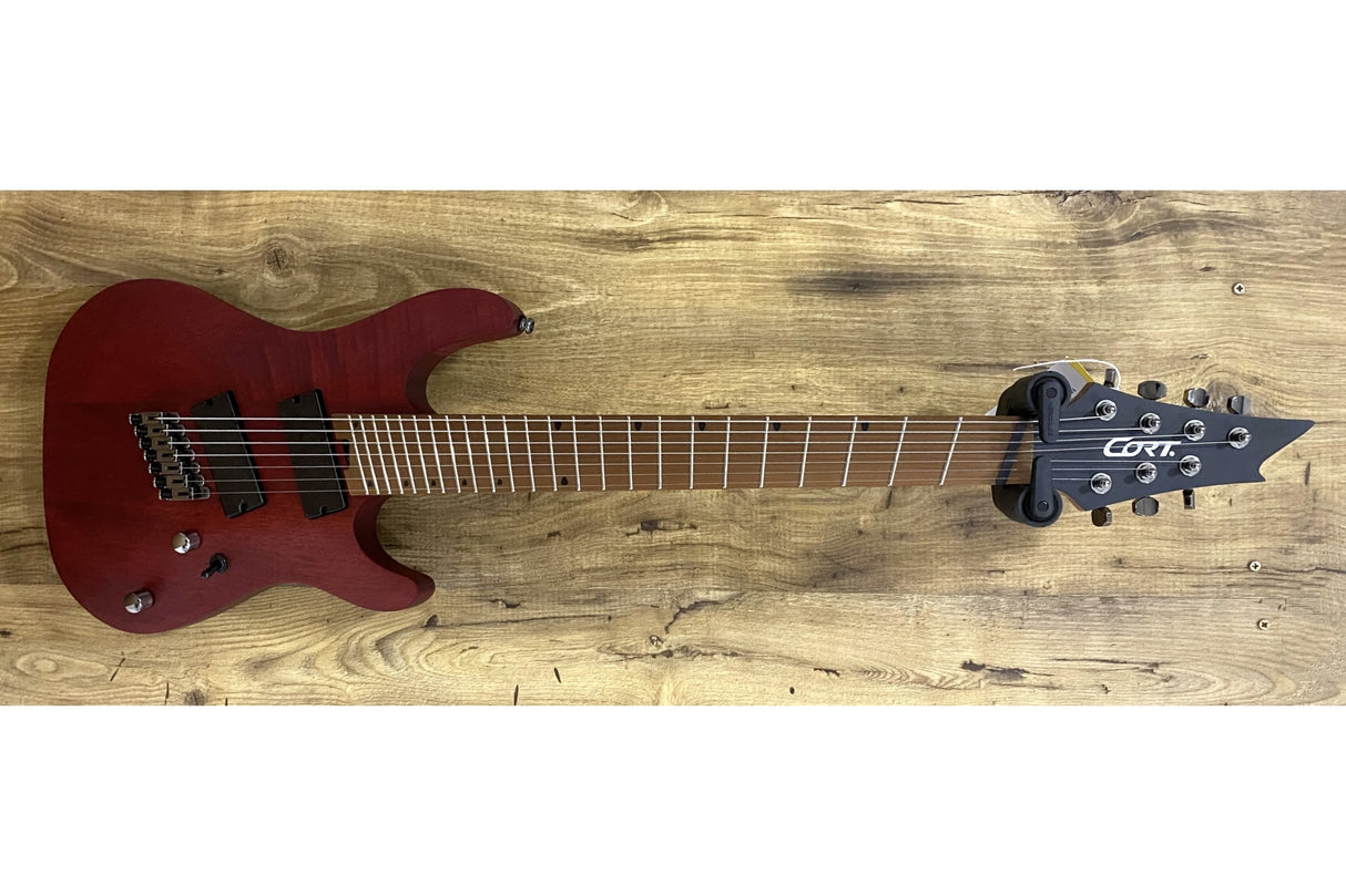 Cort KX307MS Multi Scale 7-String Open Pore Mahogany