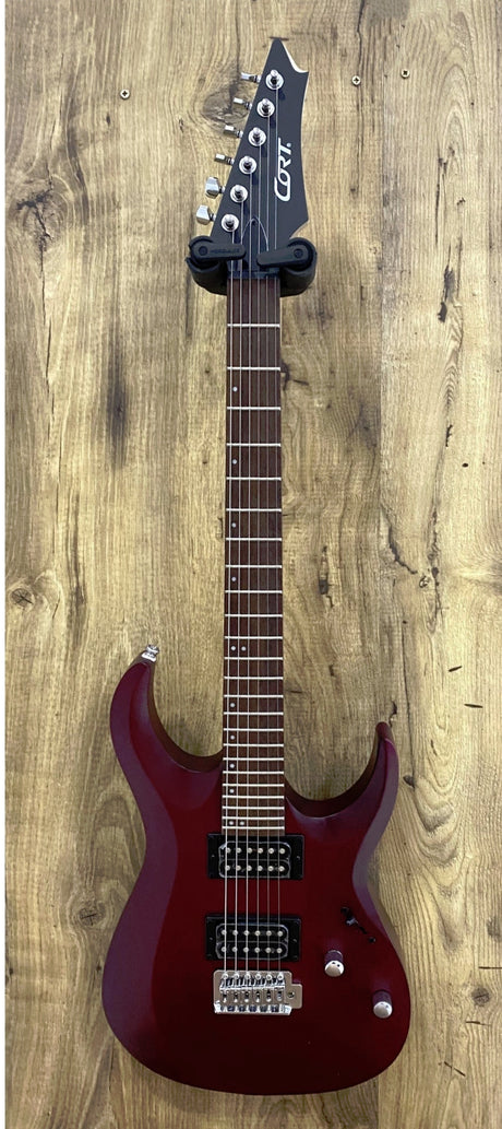 Cort X100 Open Pore Black Cherry Display
