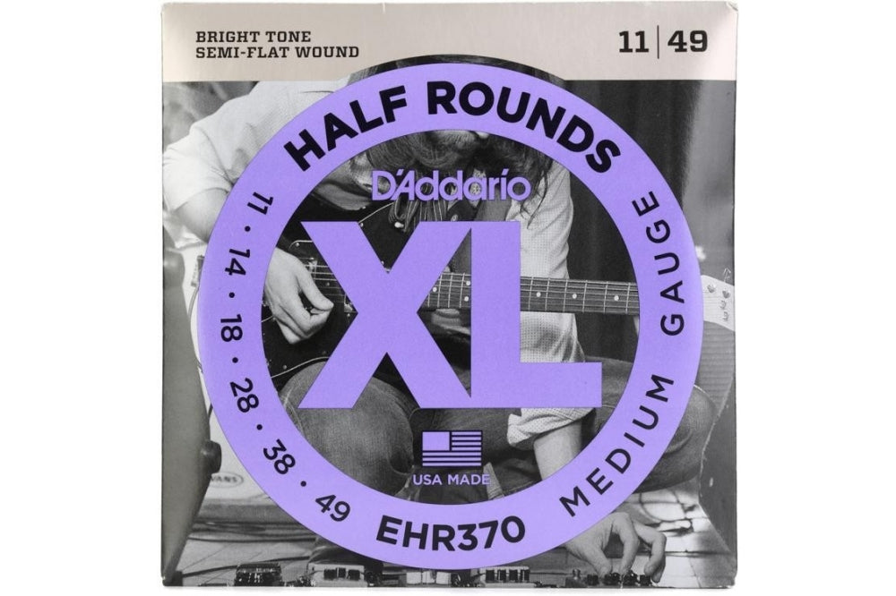 D Addario Set Gtr Half Round Medium