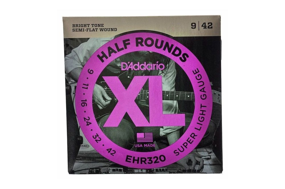 D Addario Set Gtr Half Round Sup Lite